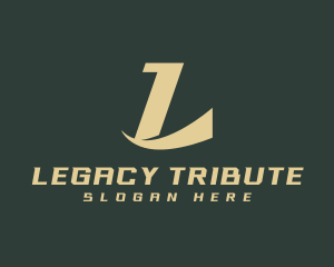 Swoosh Firm Letter L logo design