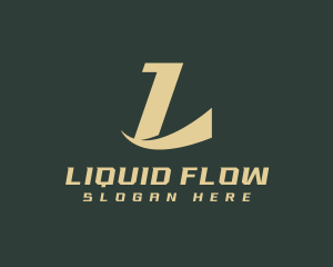 Swoosh Firm Letter L logo design