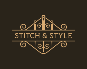 Needlecraft Thread Stitching logo design