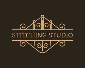 Needlecraft Thread Stitching logo design