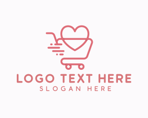 Heart Shopping Cart logo