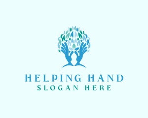 Tree Hand Wellness logo design