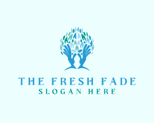 Tree Hand Wellness logo design