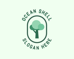 Tree Planting Organic Logo