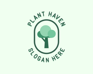 Tree Planting Organic logo design