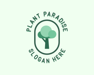 Tree Planting Organic logo design