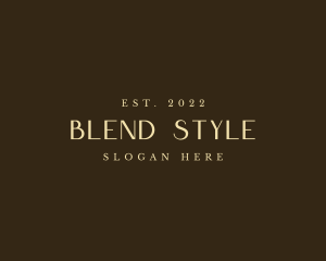 Gold Elegant Style logo design