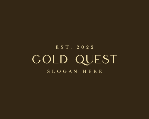 Gold Elegant Style logo design