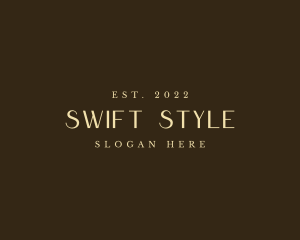 Gold Elegant Style logo design