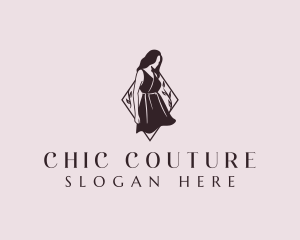 Feminine Dress Fashion logo design