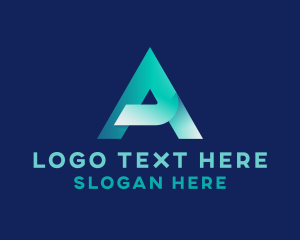 Modern Business Letter A logo