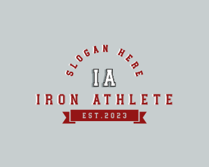 Sporty Varsity Team logo design