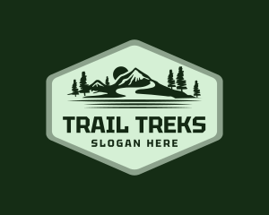 Nature Travel Mountain Logo