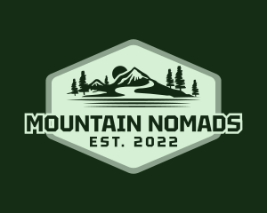 Nature Travel Mountain logo design