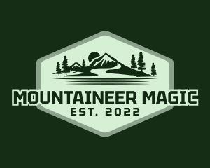 Nature Travel Mountain logo design