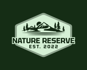 Nature Travel Mountain logo design