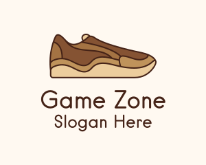 Brown Sneakers Footwear Logo