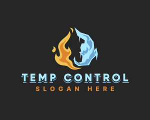 Burning Cold Ice Temperature logo