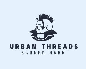 Mohawk Skull Streetwear logo