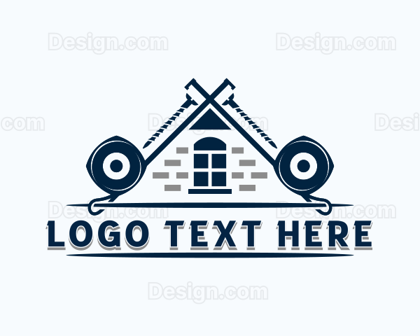 Carpentry Builder Tools Logo