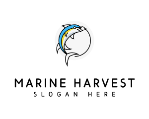 Seafood Fish Hook logo