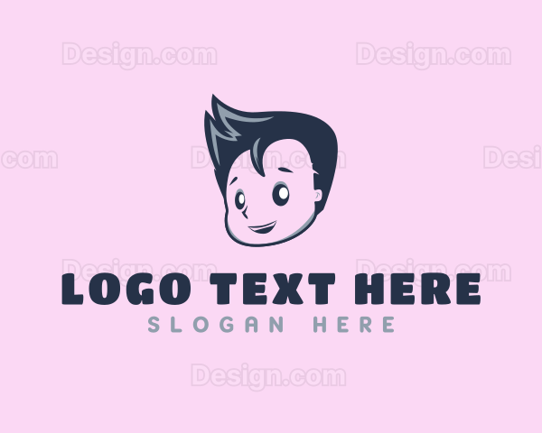 Modern Retro Boy Logo