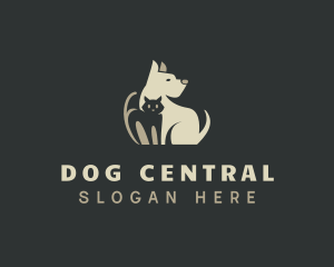 Dog Cat Animal Rescue logo design