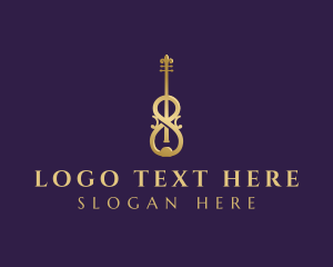 Luxury Music Violin Logo