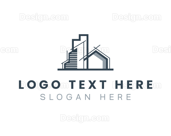 Home Building Structure Logo