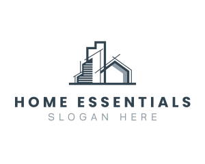 Home Building Structure logo design