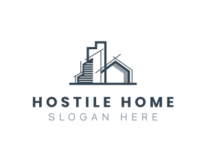 Home Building Structure logo design