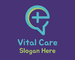 Medical Chat Bubble  Logo