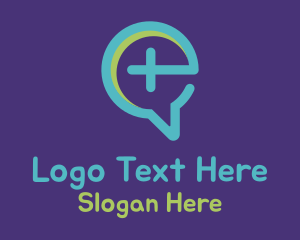 Social Media - Medical Chat Bubble logo design