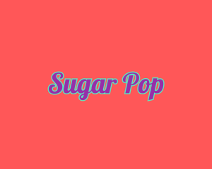 Stylish Retro Pop Art logo design