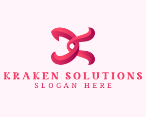 Fashion Lace Ribbon logo design