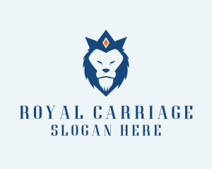 Royal Lion Crown logo design