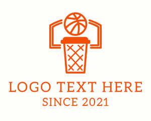 Basketball Hoop Drink  logo