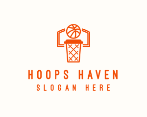 Basketball Hoop Drink  logo design