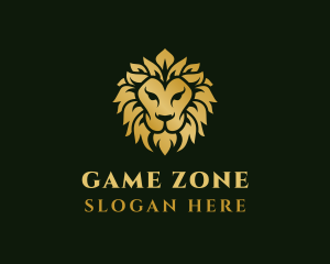 Luxury Jungle Lion logo