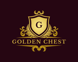 Royalty Ornament Shield logo design