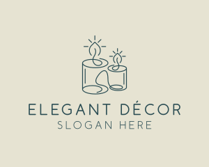 Candle Home Decor logo design