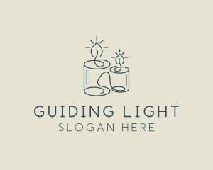 Candle Home Decor logo design