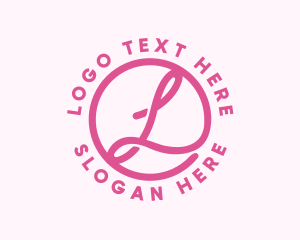 Pink Business Letter L logo