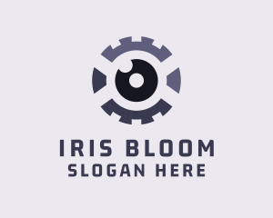 Industrial Camera Lens logo design