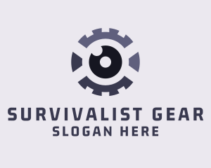 Industrial Camera Lens logo design