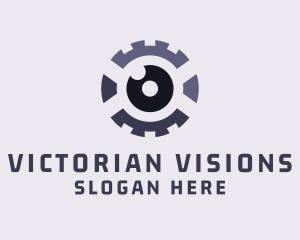 Industrial Camera Lens logo design