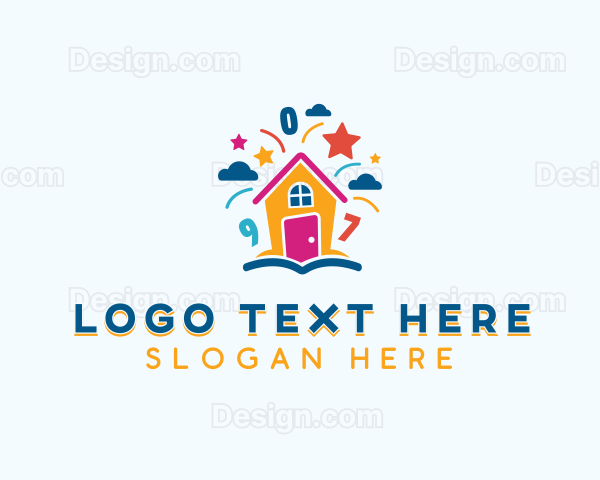 Kindergarten Preschool Daycare Logo