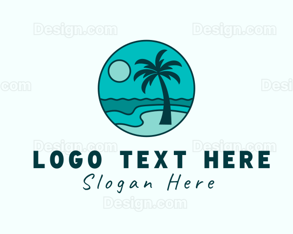 Island Beach Tourism Logo