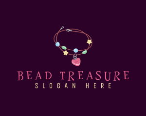 Necklace Beadwork Accessory logo design