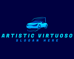 Race Car Automobile logo design